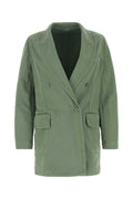 Max Mara Women Sage Green Denim Zenobia Blazerâ