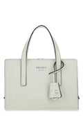 Prada Women Ivory Leather Re-Edition 1995 Handbag