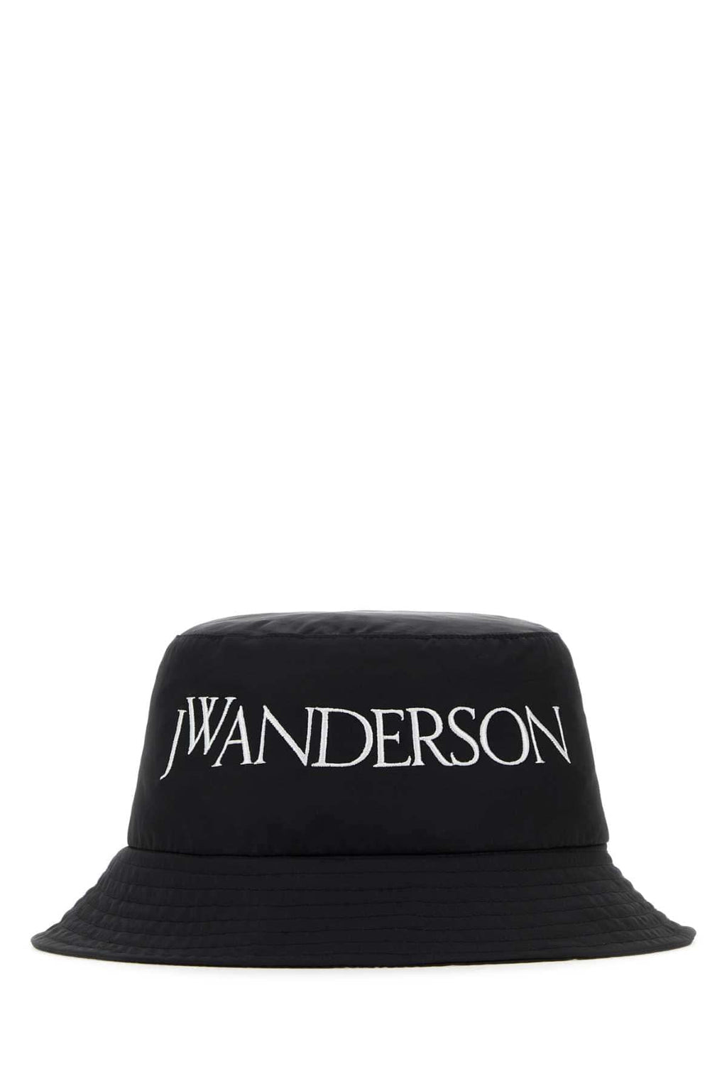 Jw Anderson Unisex Black Nylon Blend Bucket Hat