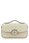 Gucci Women Ivory Leather Mini Petite Gg Handbag