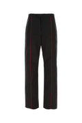 Salvatore Ferragamo Men Black Polyester Blend Pant