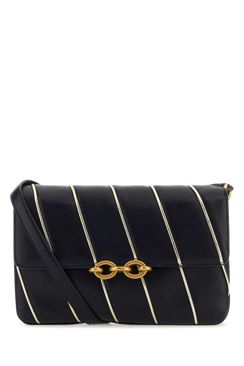 Saint Laurent Women Two-Tone Leather Le Maillon Shoulder Bag