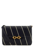 Saint Laurent Women Two-Tone Leather Le Maillon Shoulder Bag