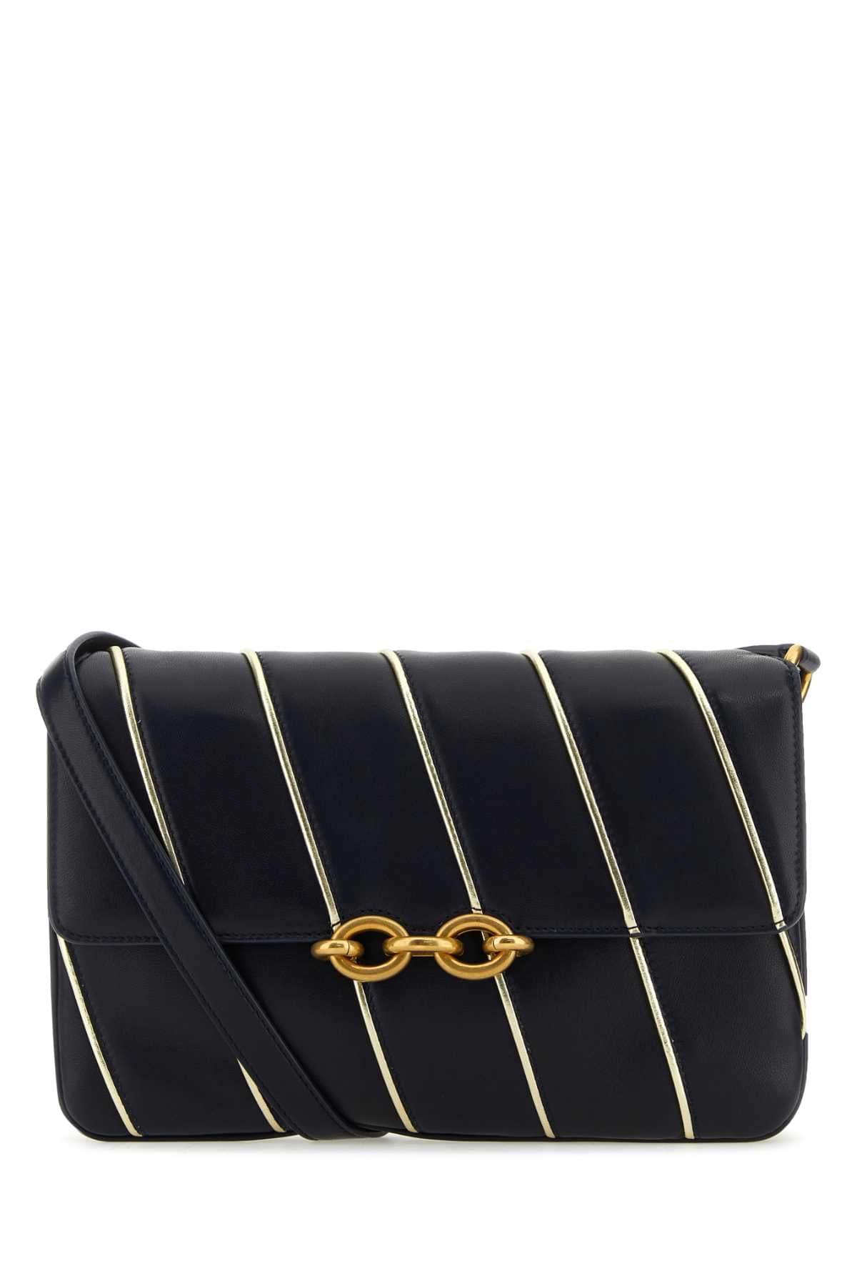 Saint Laurent Women Two-Tone Leather Le Maillon Shoulder Bag