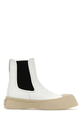 Marni Women White Nappa Leather Pablo Ankle Boots