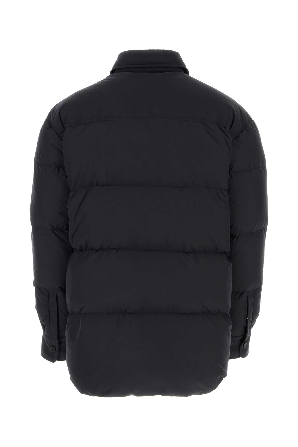 Off White Men Black Polyester Down Jacket