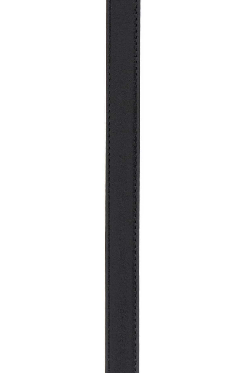 Alexander Mcqueen Men Black Leather Belt