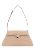 Prada Women Powder Pink Leather Shoulder Bag