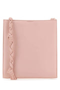 Jil Sander Women Pink Leather Tangle Shoulder Bag