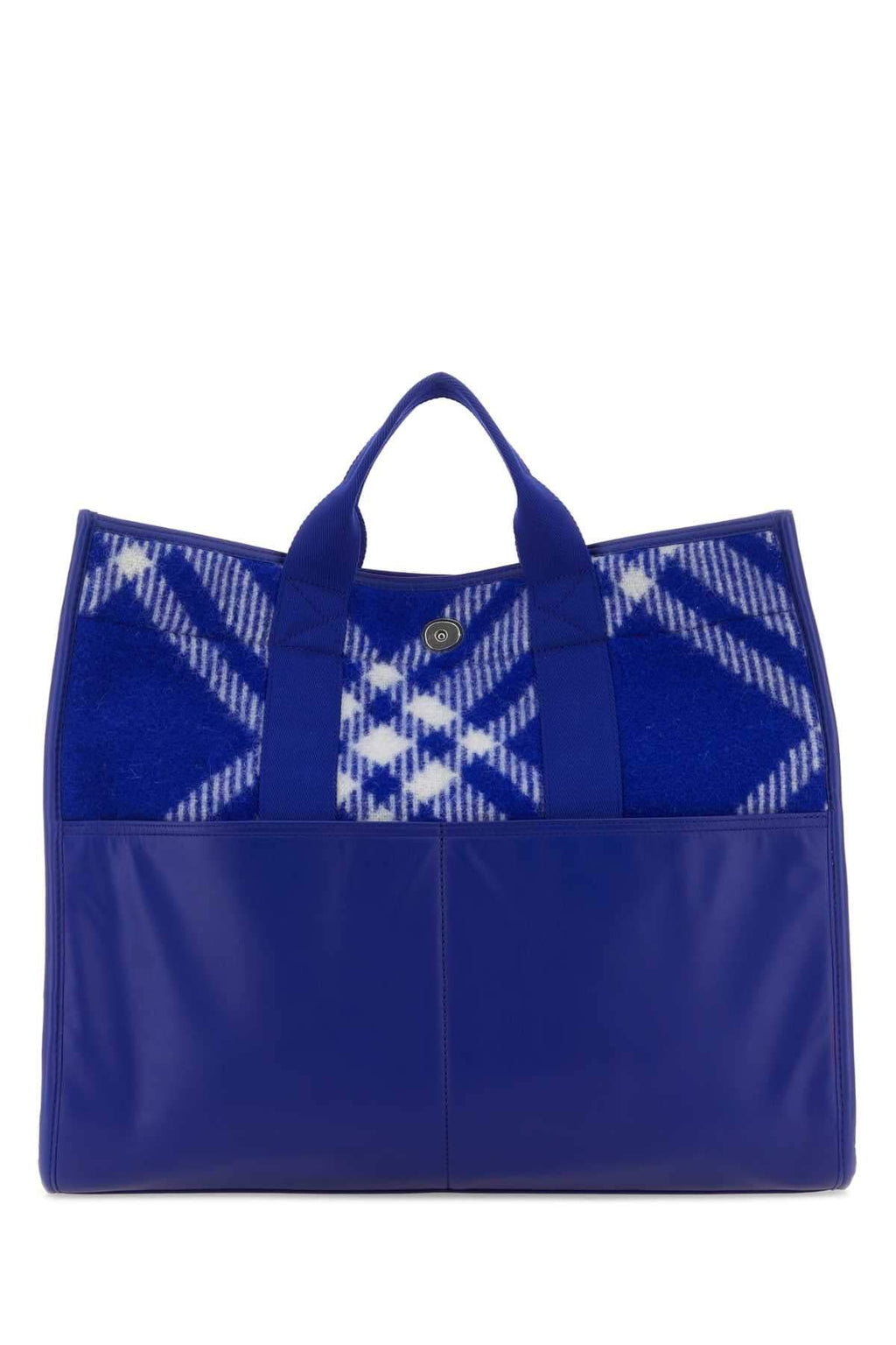 Burberry Men Embroidered Fabric Knight Shopping Bag