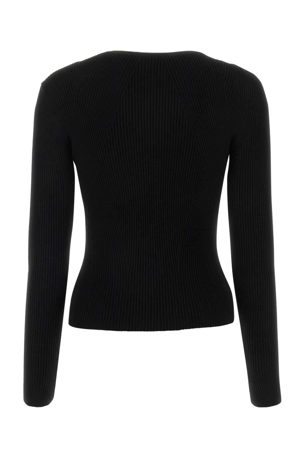 Alexander Mcqueen Women Black Wool Blend Sweater