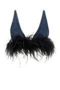 Miu Miu Women Denim Crop Top