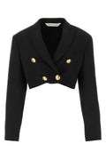 Palm Angels Women Black Polyester Blend Boyfriend Blazer