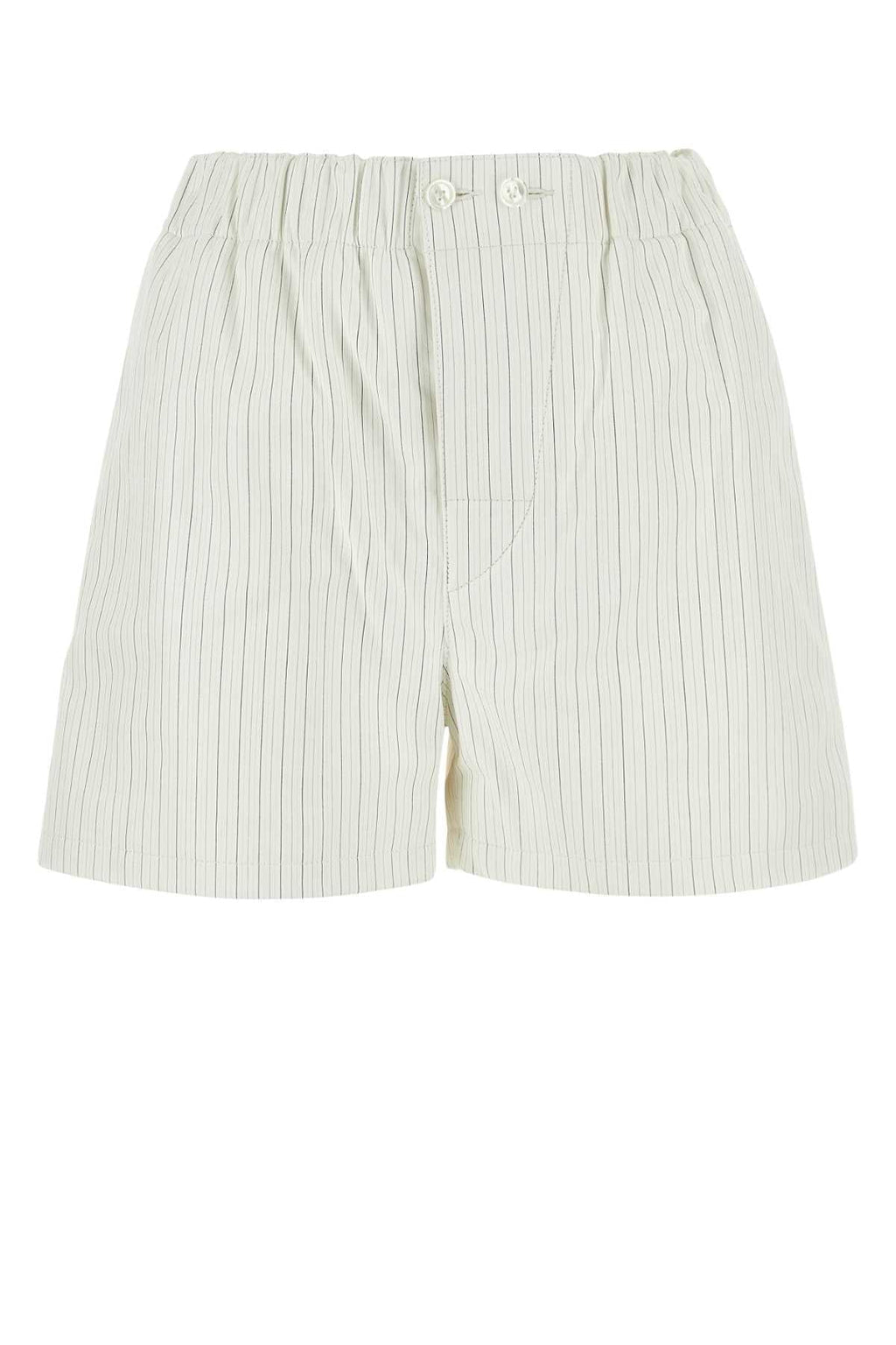 Bottega Veneta Women Printed Leather Shorts
