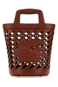 Etro Women Caramel Leather Bucket Bag
