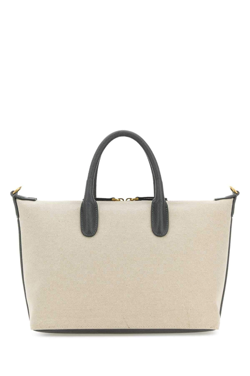 Thom Browne Women Sand Canvas Duffle Small Handbag