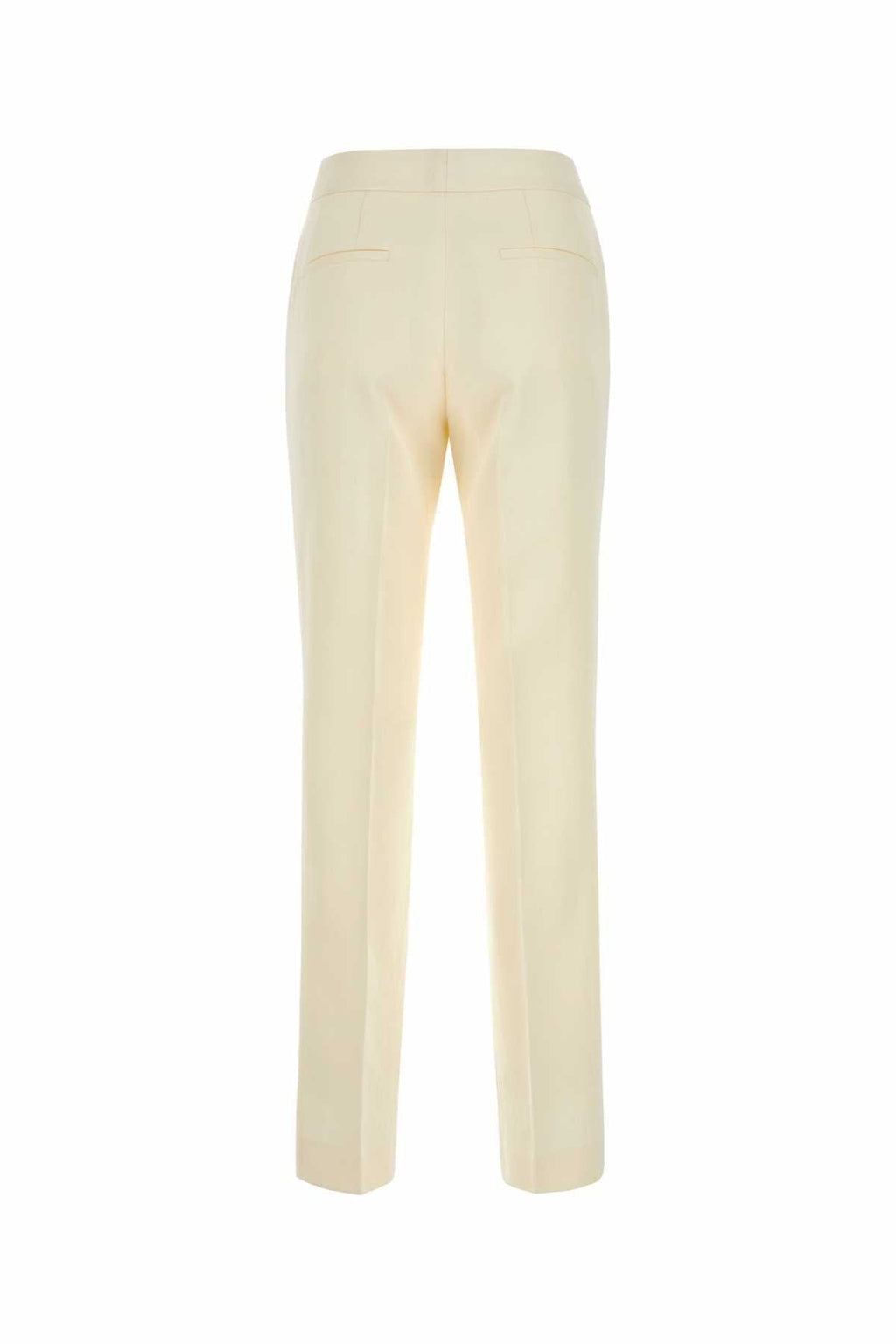 Jil Sander Women Ivory Viscose Blend Pant