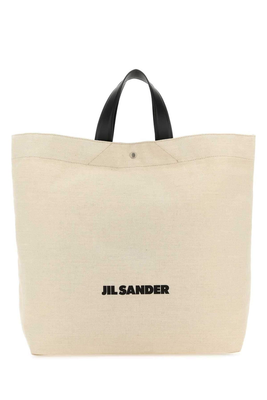 Jil Sander Women Sand Canvas Flat Shopping Bag