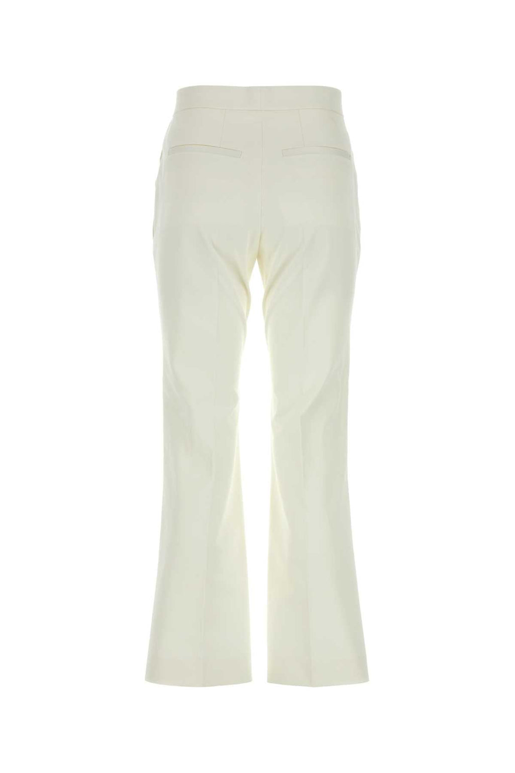 Jil Sander Women White Cotton Pant