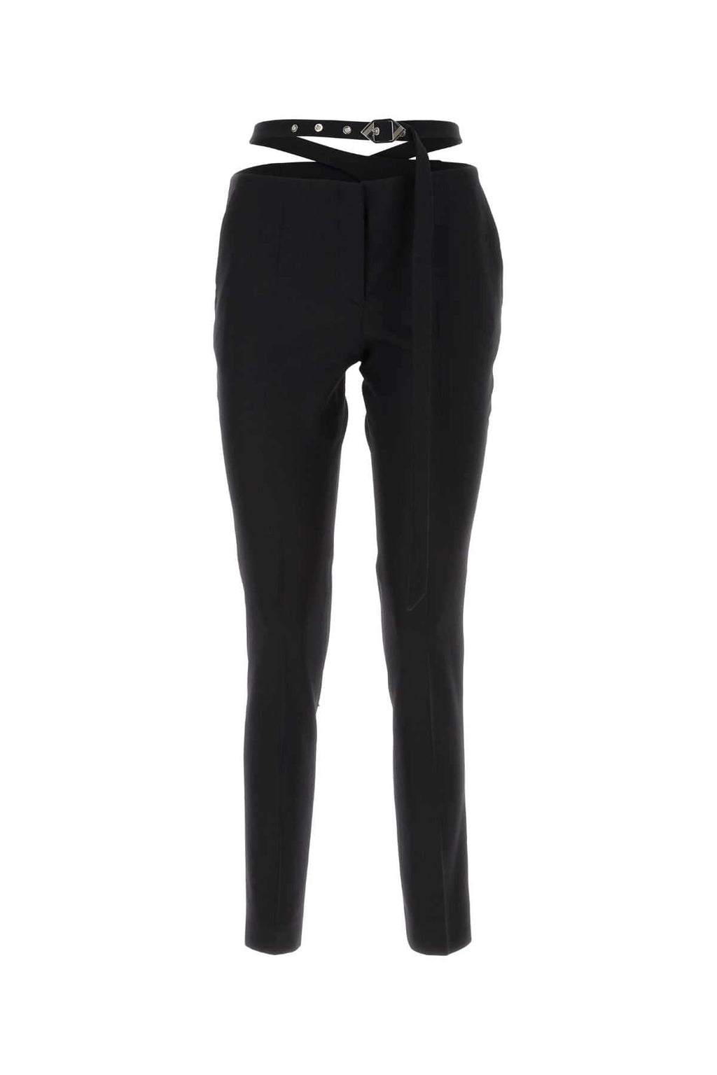 The Attico Women Black Jersey Pant