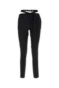The Attico Women Black Jersey Pant