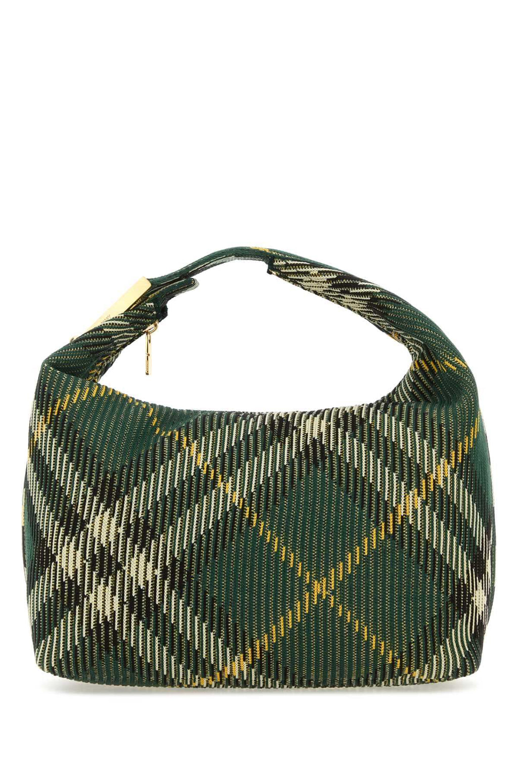 Burberry Women Embroidered Nylon Medium Peg Handbag