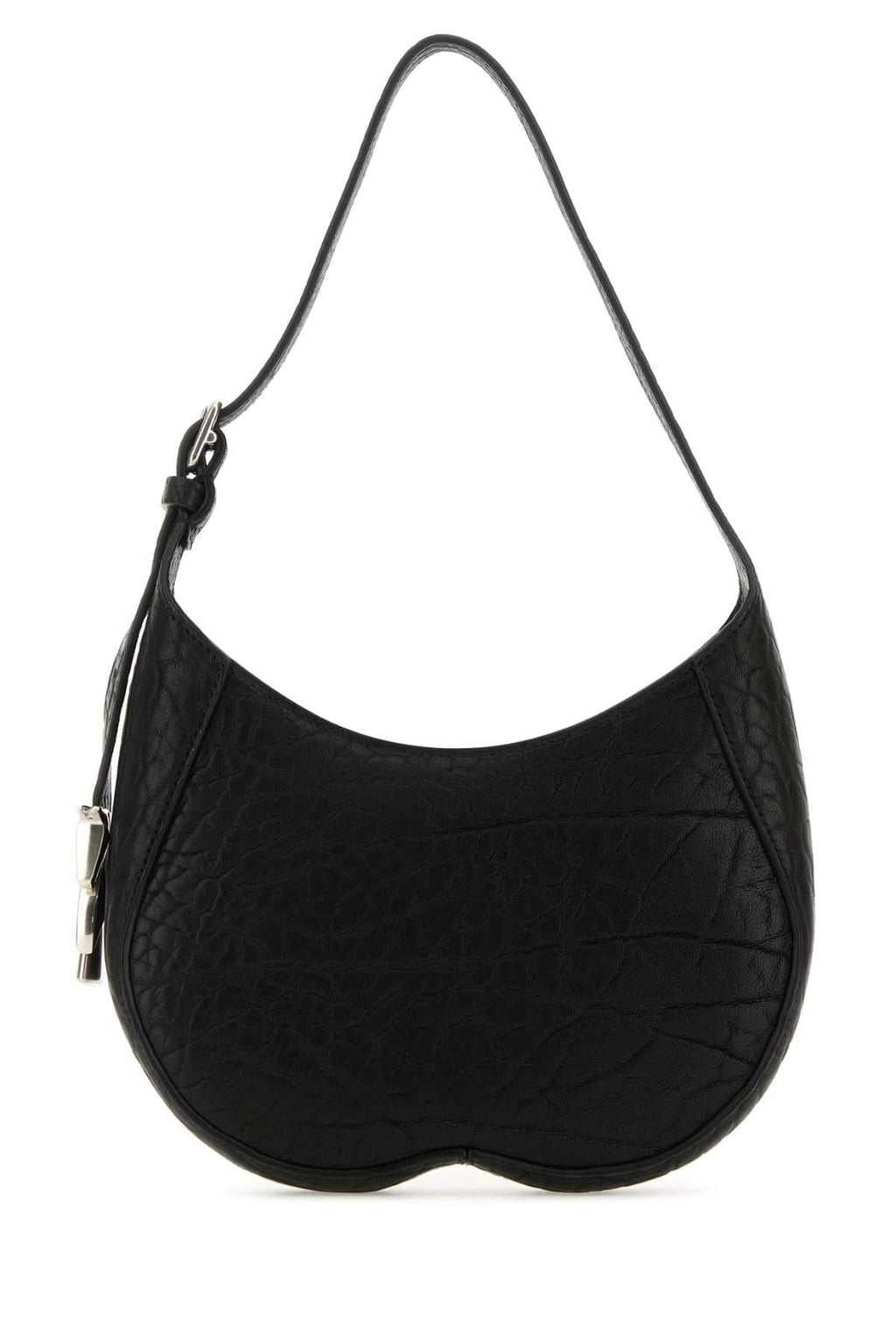 Burberry Women Black Leather Small Chess Shoulder Bag
