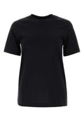 Burberry Women Black Cotton T-Shirt