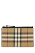 Burberry Men Printed Canvas Card Holder