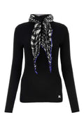 Burberry Women Black Viscose Blend Sweater