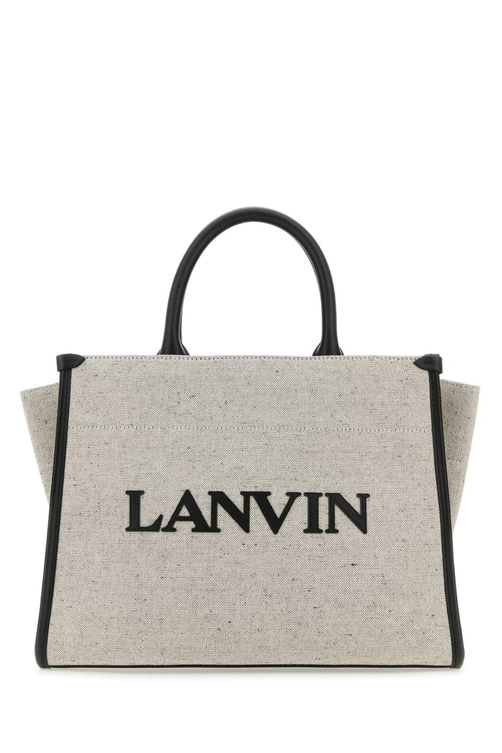 Lanvin Women Two-Tone Canvas Small In & Out Shopping Bag