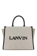 Lanvin Women Two-Tone Canvas Small In & Out Shopping Bag