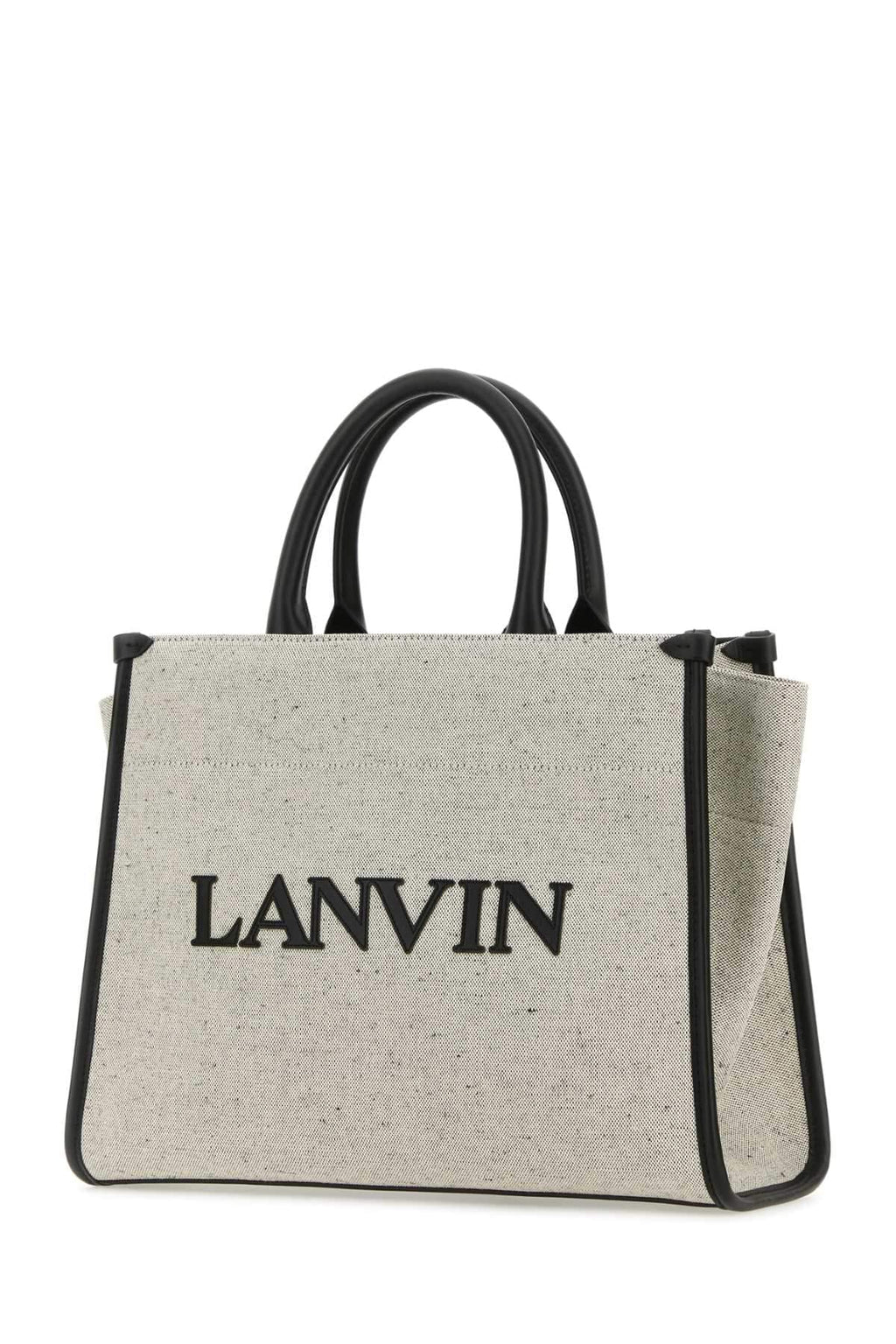 Lanvin Women Two-Tone Canvas Small In & Out Shopping Bag