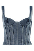 Off White Women Stretch Denim Bodice