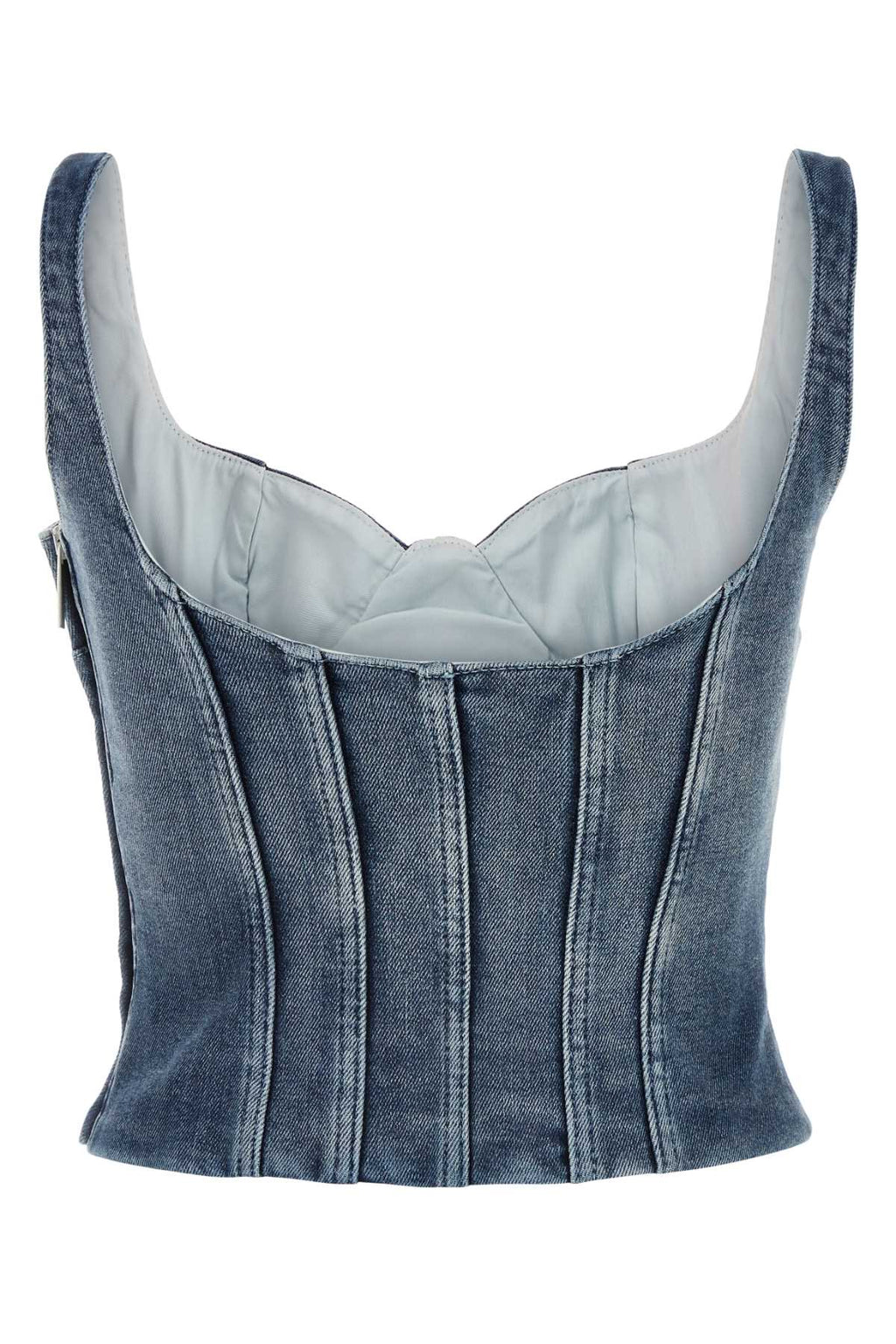 Off White Women Stretch Denim Bodice