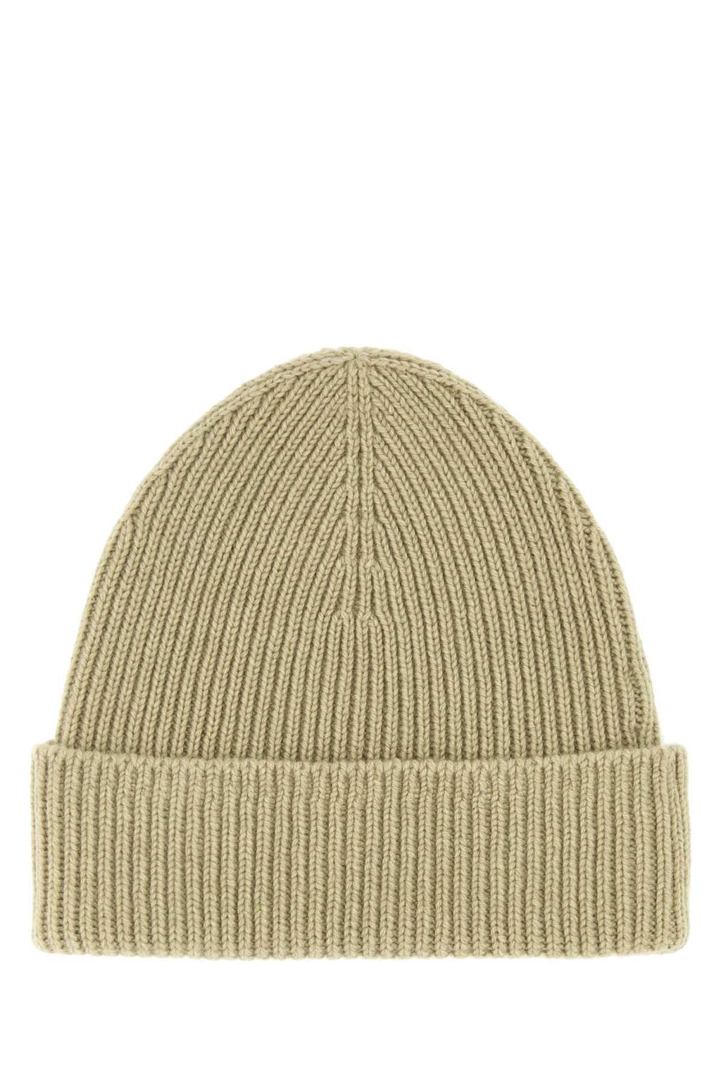 Burberry Women Khaki Cashmere Beanie Hat