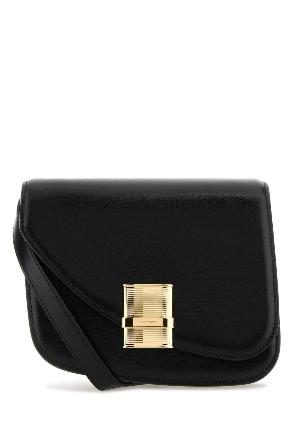 Salvatore Ferragamo Women Black Leather Crossbody Bag