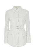 Valentino Garavani Women White Poplin Overcoat