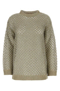 Valentino Garavani Women Embellished Crochet Sweater