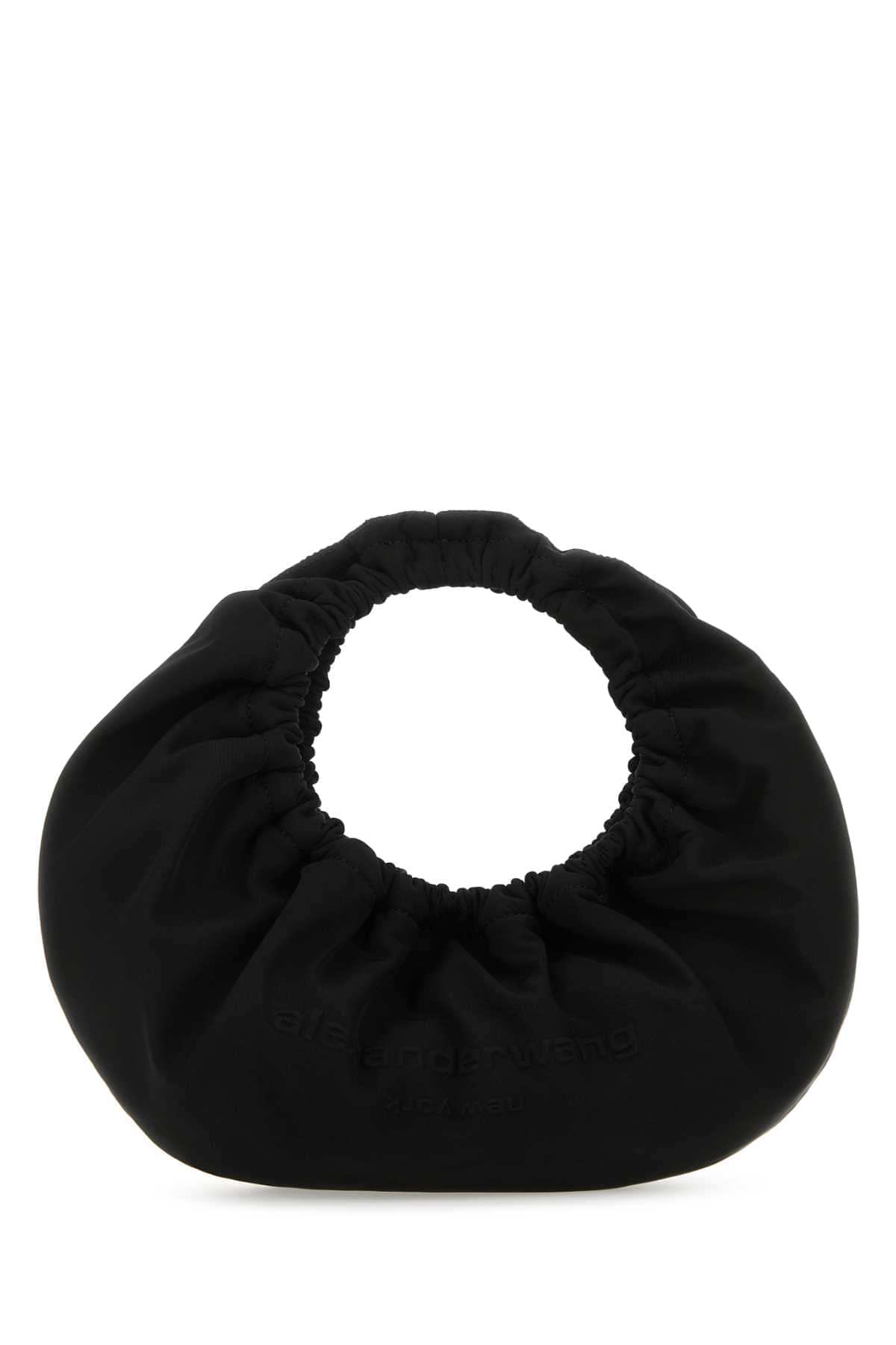 Alexander Wang Women Black Fabric Crescent Small Handbag