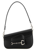 Gucci Women Black Leather Mini Gucci Horsebit 1955 Handbag