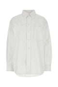 Bottega Veneta Women White Oxford Shirt