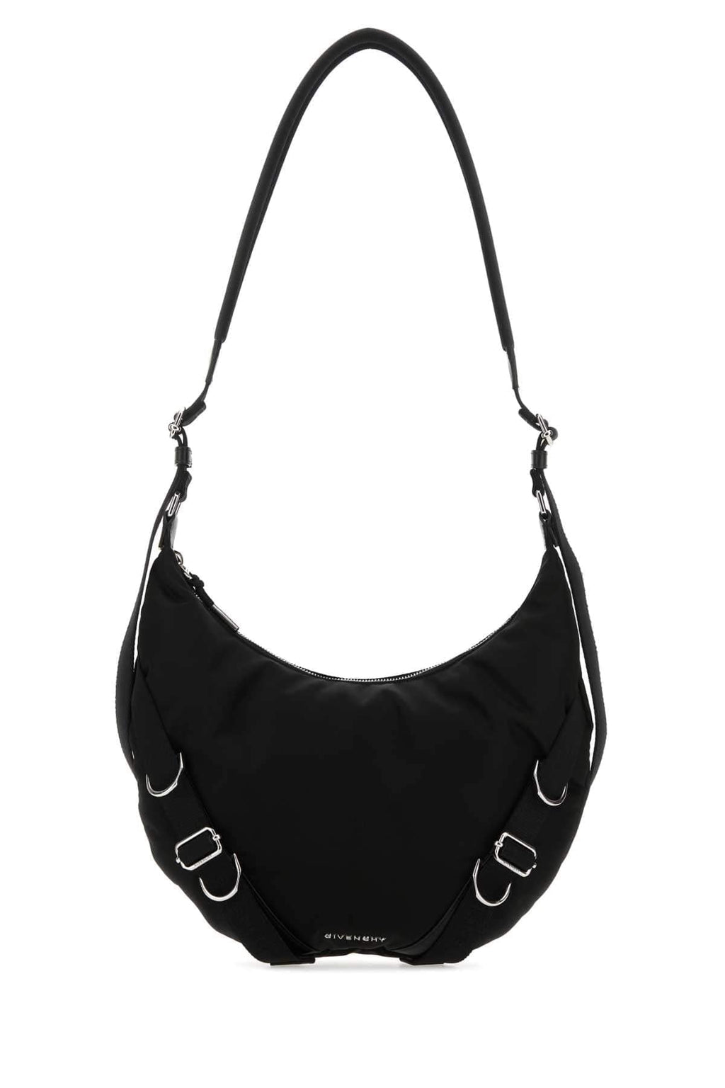 Givenchy Men Black Nylon Blend Voyou Crossbody Bag