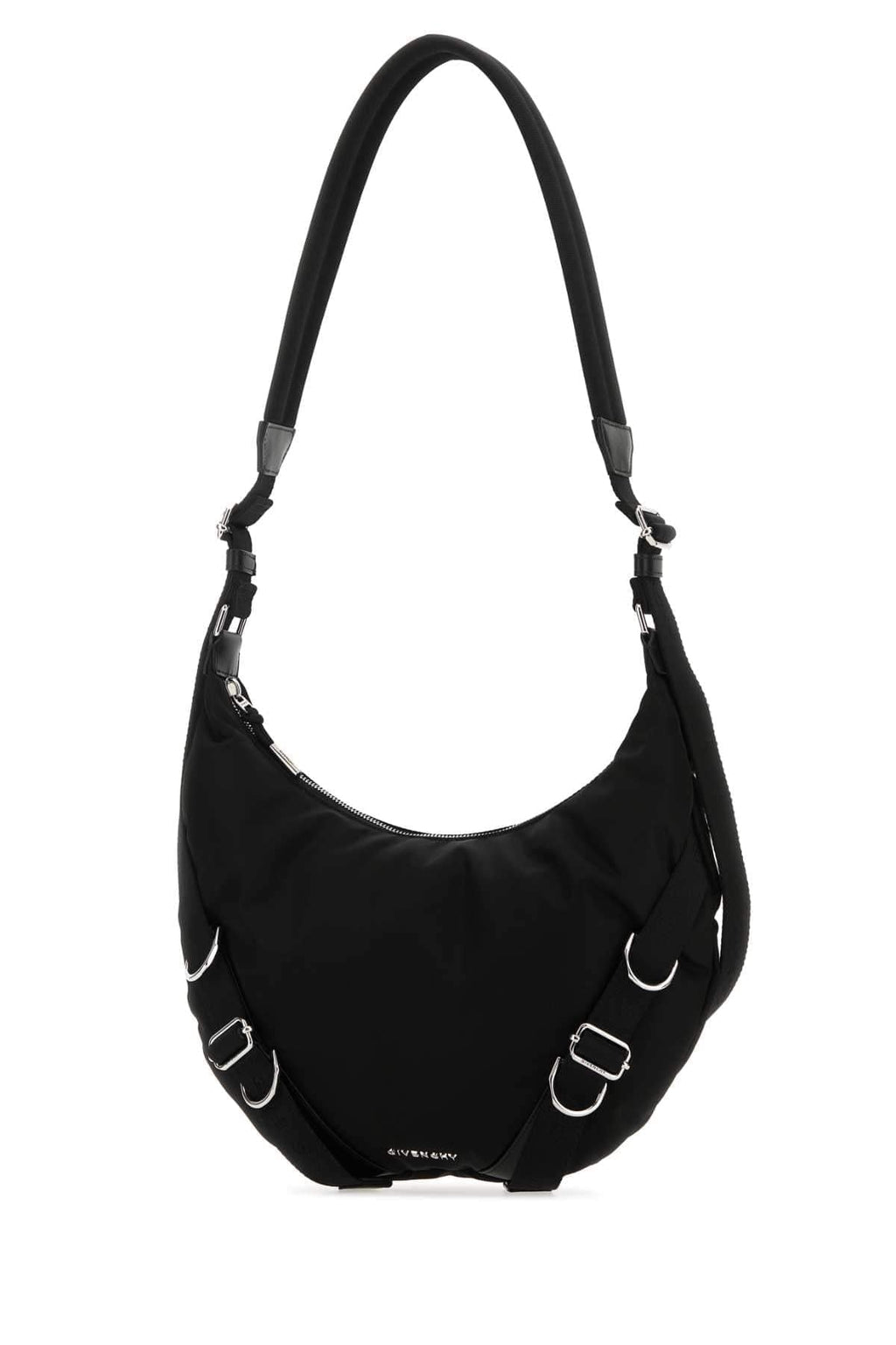 Givenchy Men Black Nylon Blend Voyou Crossbody Bag