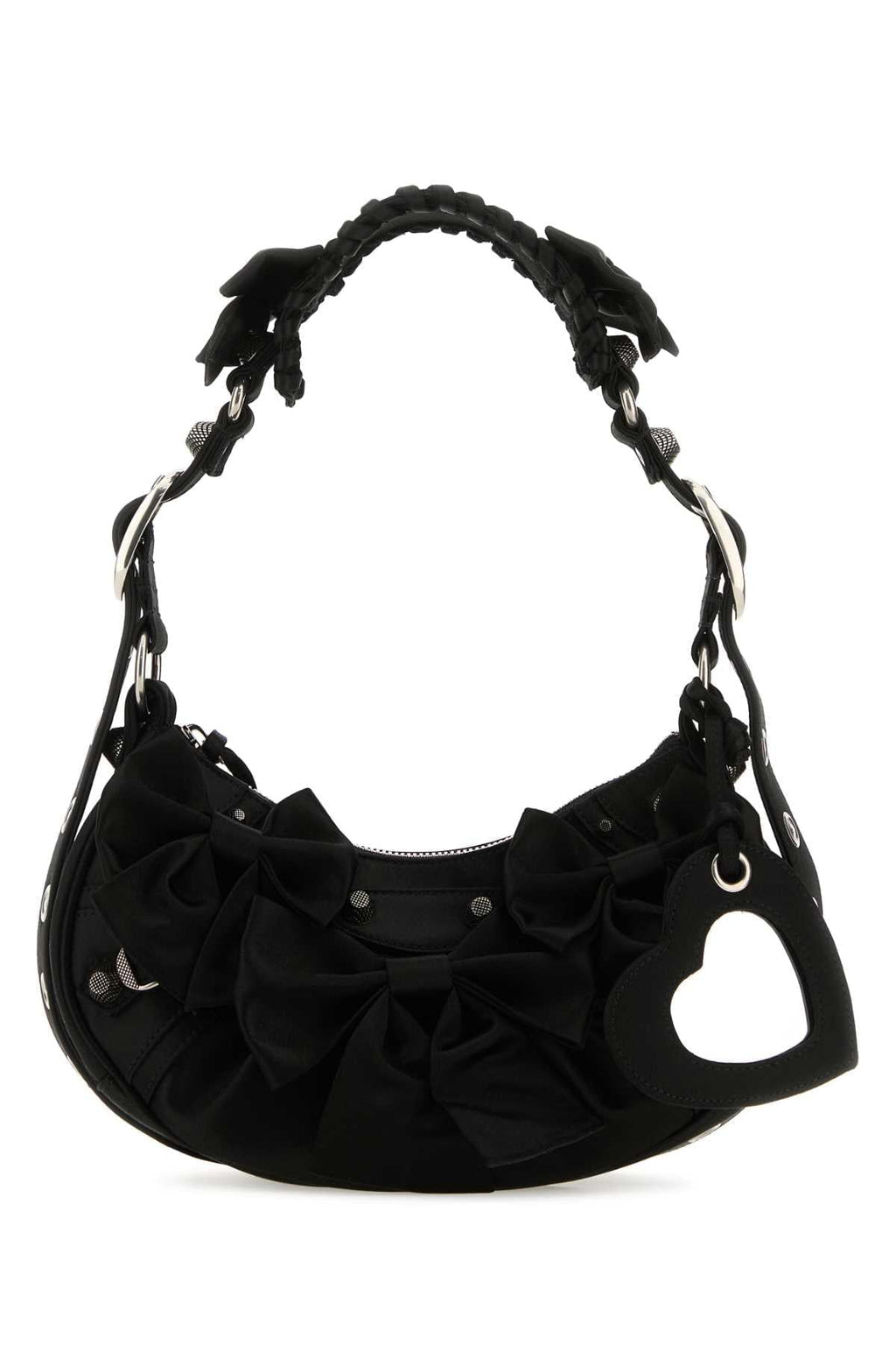 Balenciaga Women Black Satin Le Cagole Xs Shoulder Bag
