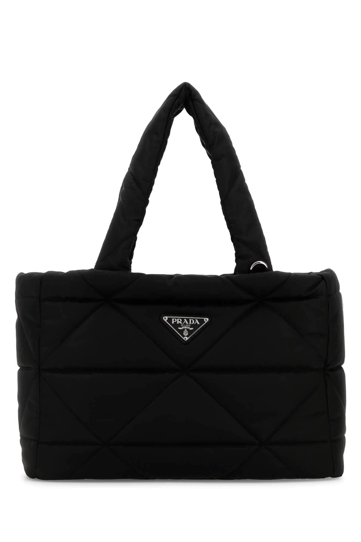 Prada Men Black Nylon Dog Carrier