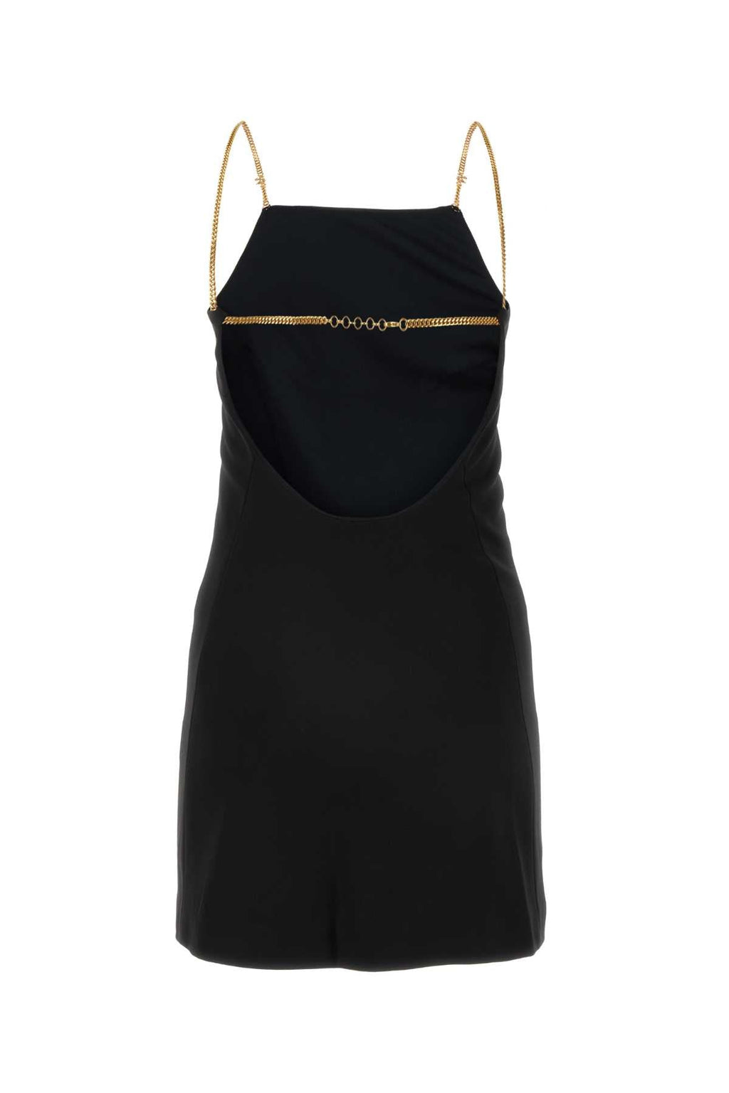 Palm Angels Women Black Jersey Mini Dress