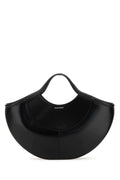 Alexander Mcqueen Women Black Leather The Cove Shopping Bag