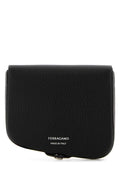 Salvatore Ferragamo Men Black Leather Coin Purse