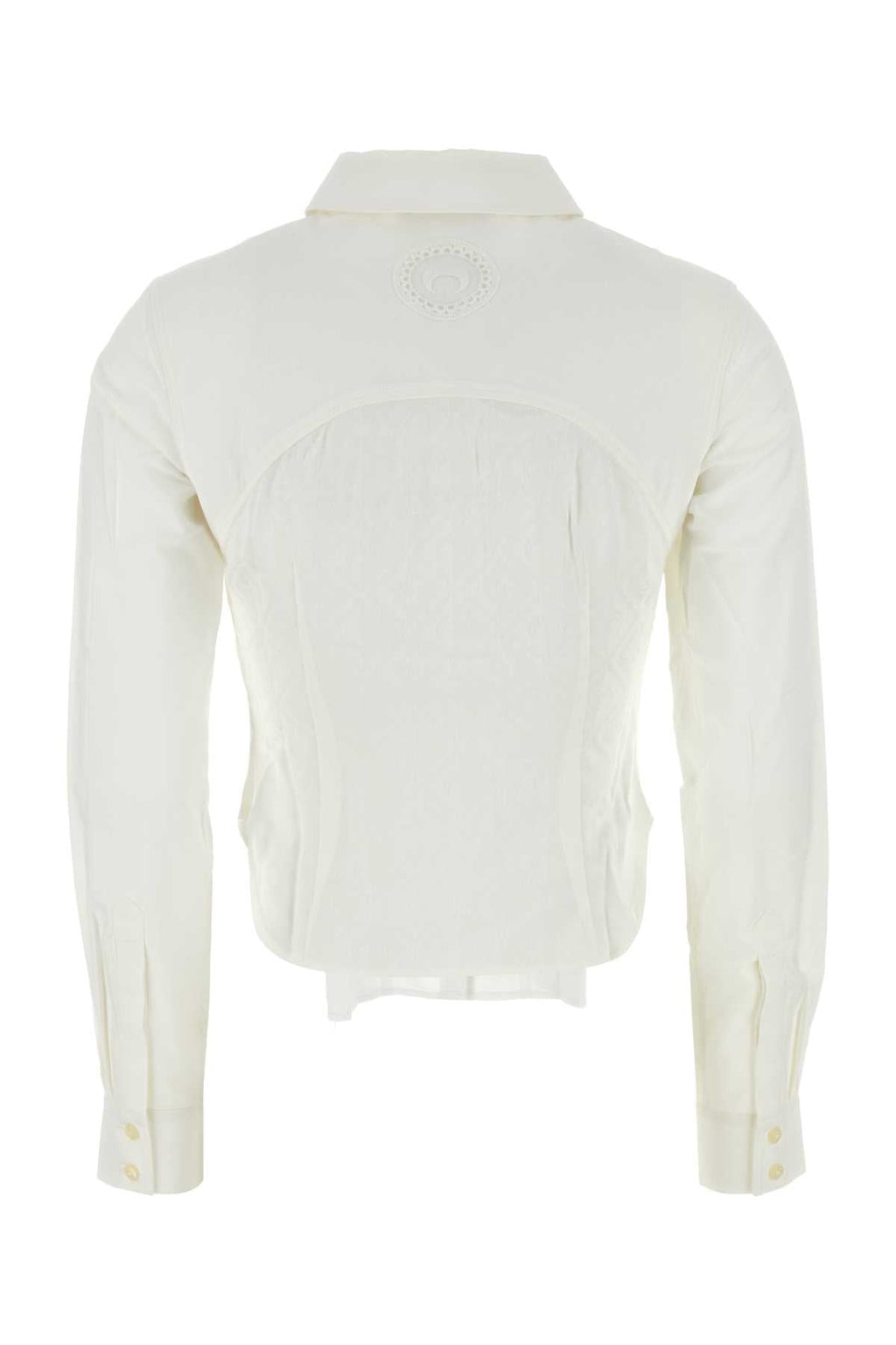 Marine Serre Women White Cotton Shirt